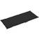 vidaXL 47538 Stolsdyna Svart (120x50cm)