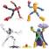 Hasbro Marvel Spiderman Bend & Flex Figure 4 Pack Spiderman & Anti Venom vs Marvel's Mysterio & Hobgoblin