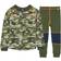 Helly Hansen Kid's Graphic Lifa Merino Base Layer Set - Utility Green (48175-431)