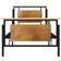 vidaXL Bed Frame Metal Mdf 90cm Sengeramme 100X200cm