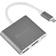 Silverstone EP08 Adaptateur Vidéo Externe USB-C 3.1 HDMI Rose