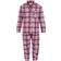 Minymo Check Pajamas - Violet Ice (131666-6706)