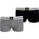 Calvin Klein Minigram Boy's Trunks 2-pack - Grå Heather/PVH Black (B70B700349)