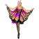 Widmann Butterfly Masquerade Costume Pink/Yellow