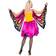 Widmann Butterfly Masquerade Costume Pink/Yellow