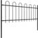 vidaXL Garden Fence with Hoop Top 1700x130cm