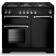 Rangemaster Kitchener KCH100DFFBL/C 100cm Dual Fuel Black