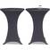 vidaXL 131428 2-pack Tischdecke Schwarz, Grau