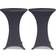 vidaXL 131428 2-pack Tischdecke Schwarz, Grau