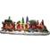 Konstsmide Train Carriages Multicolour Christmas Village 48cm