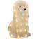 Konstsmide Acrylic Sitting Dog Weihnachtsleuchte 31cm