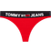 Tommy Hilfiger Contrast Waistband Logo Thong - Primary Red