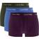 Calvin Klein Cotton Stretch Low Rise Trunks 3-pack - Cheshire Purple/Active Blue/Army