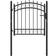 vidaXL Fence Gate with Spikes 146378 102x150cm