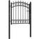 vidaXL Fence Gate with Spikes 146378 102x150cm