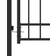 vidaXL Fence Gate with Spikes 146378 102x150cm