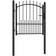 vidaXL Fence Gate with Spikes 102x150cm