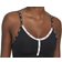Nike Dri-Fit Indy Light-Support Padded Logo Tape Sports Bra - Black/White