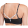 Nike Dri-Fit Indy Light-Support Padded Logo Tape Sports Bra - Black/White