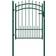 vidaXL Fence Gate with Spikes 146389 102x175cm