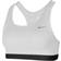 Nike Swoosh Sports Bra - White/Pure Platinum