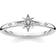 Thomas Sabo Charm Club Star Ring - Silver/Transparent