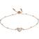 Fossil Flutter Hearts Chain Bracelet - Rose Gold/Silver