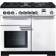 Rangemaster PDL100DFFWH/C Professional Deluxe 100cm Dual Fuel White, Black