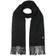 Lyle & Scott Lambswool Scarf - True Black