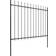 vidaXL Garden Fence with Spear Top 170x200cm