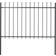 vidaXL Garden Fence with Spear Top 170x170cm