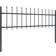 vidaXL Garden Fence with Spear Top 340x110cm