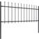 vidaXL Garden Fence with Spear Top 340x130cm