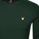 Lyle & Scott Jersey de cuello redondo de algodón merino Vert