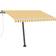 vidaXL Manual Retractable Markise with LED 350x250cm