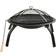 vidaXL 2-in-1 Fire Pit and BBQ with Poker