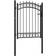 vidaXL Fence Gate with Spikes 146374 102x175cm