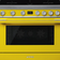 Smeg CPF9IPYW Portofino Yellow, Stainless Steel