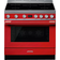Smeg CPF9IPR Portofino Red, Stainless Steel