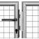 vidaXL Garden Gate 306x225cm