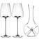 Zieher Star Mini Vision Straight Wine Glasses with Karaffe, Kanne & Flasche 3Stk.