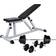 vidaXL Workout Bench With Dumbbell And Barbell Set