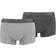 Puma Basic Men's Trunks 2-pack - Dark Grey Melange/Black