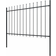 vidaXL Garden Fence with Spear Top 510x170cm