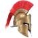 vidaXL Greek Warrior Helmet Antique Replica Larp Brass Steel