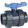 +GF+ Kuglehane pvc/EPDM PN16 muffe/muffe 50 mm