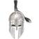 vidaXL Greek Warrior Helmet Antique Replica Larp Silver Steel