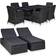 vidaXL 3057798 Essgruppe, 1 Tisch einschl. 6 Stühle