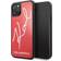 Karl Lagerfeld klhcn58dlksre iphone 11 pro czerwony/rouge hard coque signature glitter