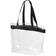 Bullet Hampton Tote - Transparent Clear/Solid Black